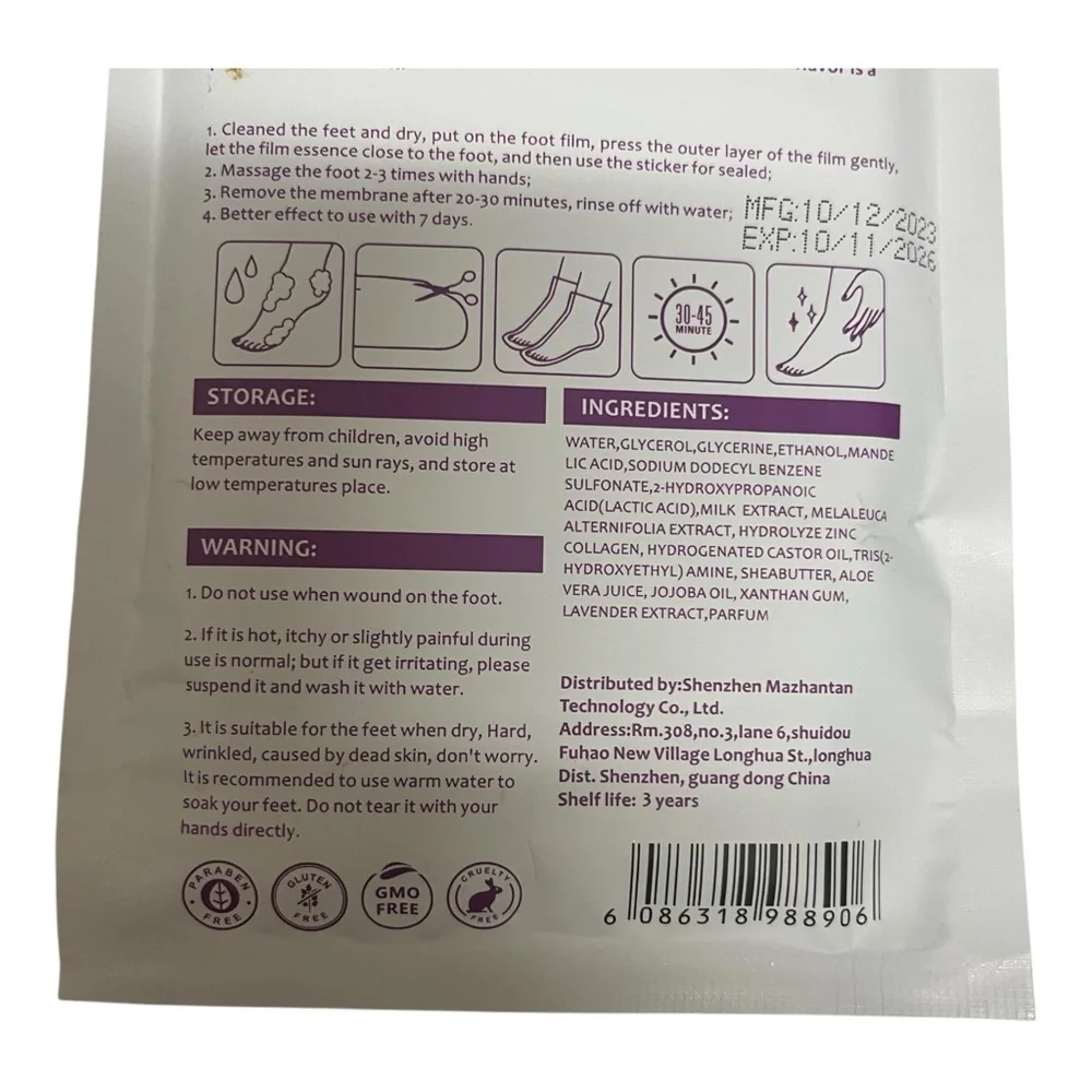 CMYKRAO Foot Peel Mask Exfoliating Treatment - Picture 5 of 8